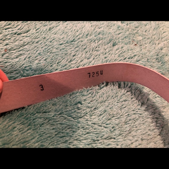 Vintage White High Waisted Metal Brocade Belt - Picture 3 of 8